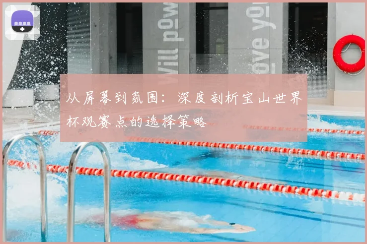 从屏幕到氛围：深度剖析宝山世界杯观赛点的选择策略