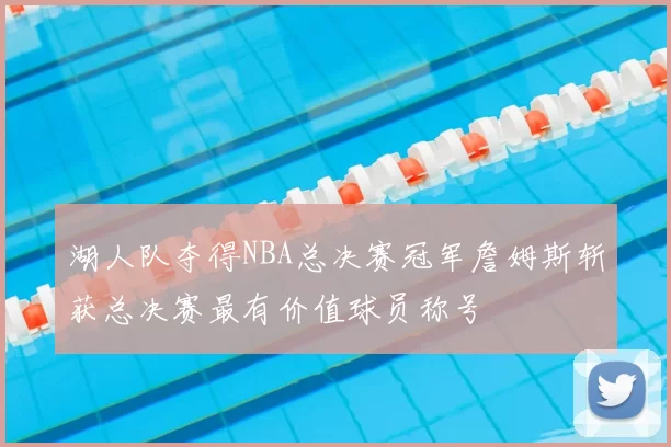 湖人队夺得NBA总决赛冠军詹姆斯斩获总决赛最有价值球员称号